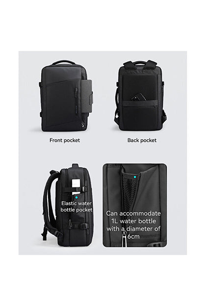 Vacuum Compression Travel Backpack with Air Pump – Save 70% SpaceText block