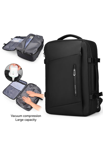 Vacuum Compression Travel Backpack with Air Pump – Save 70% SpaceText block