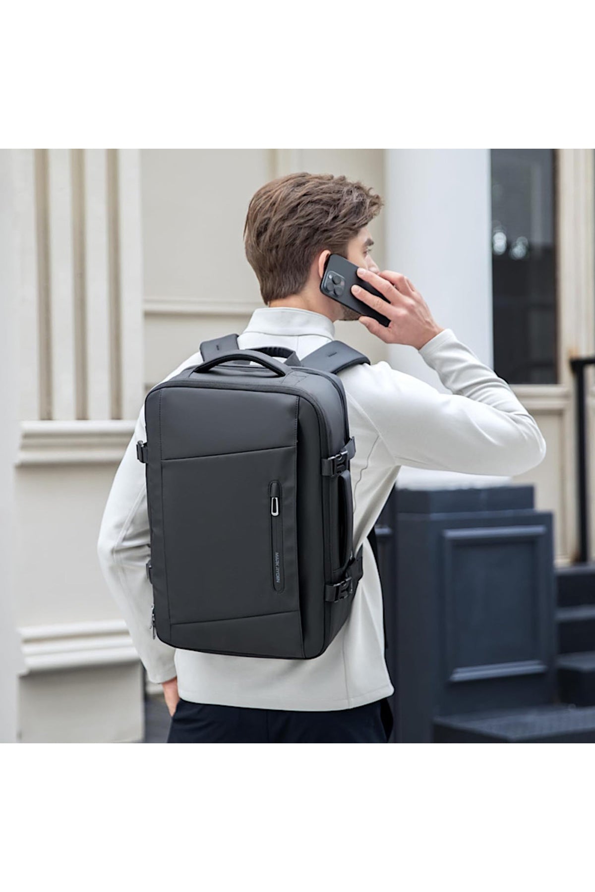 Vacuum Compression Travel Backpack with Air Pump – Save 70% SpaceText block